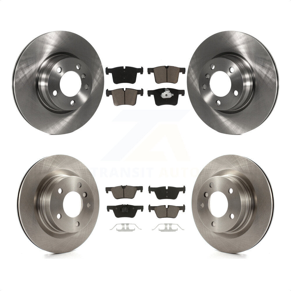 [Avant + Arrière] Kit de Disque et plaquette (céramique) de frein pour BMW 328i 428i 228i xDrive sans Blue Painted Calipers K8C-101310 par Transit Auto
