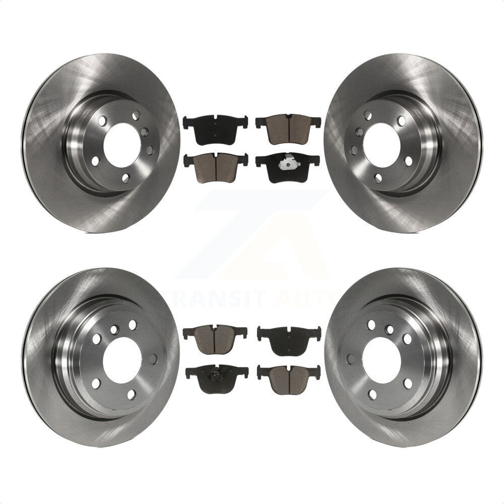 [Avant + Arrière] Kit de Disque et plaquette (céramique) de frein pour BMW 428i Gran Coupe xDrive sans Blue Painted Calipers K8C-101313 par Transit Auto