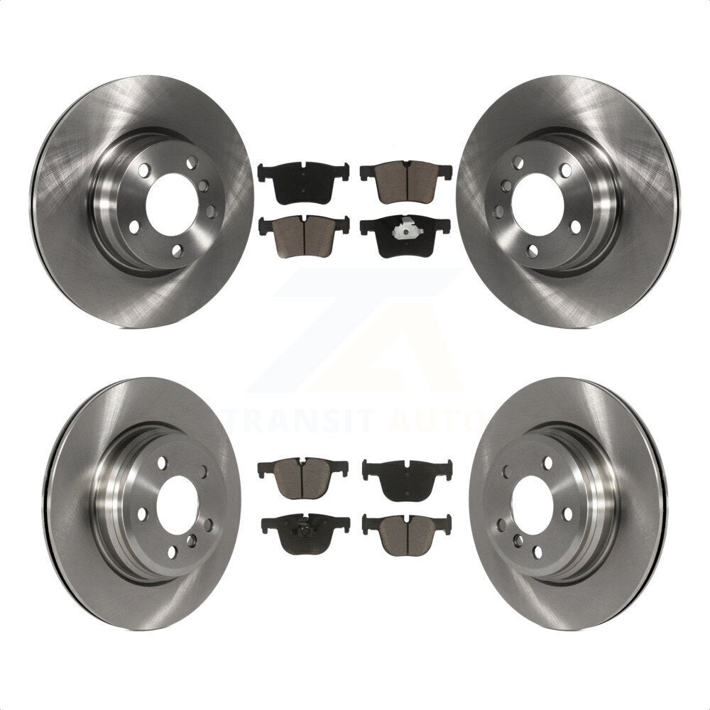[Avant + Arrière] Kit de Disque et plaquette (céramique) de frein pour BMW 428i Gran Coupe xDrive sans Blue Painted Calipers K8C-101314 par Transit Auto