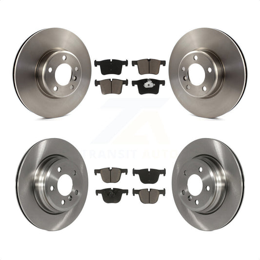 [Avant + Arrière] Kit de Disque et plaquette (céramique) de frein pour BMW 435i 335i xDrive GT Gran Coupe sans Blue Painted Calipers K8C-101316 par Transit Auto