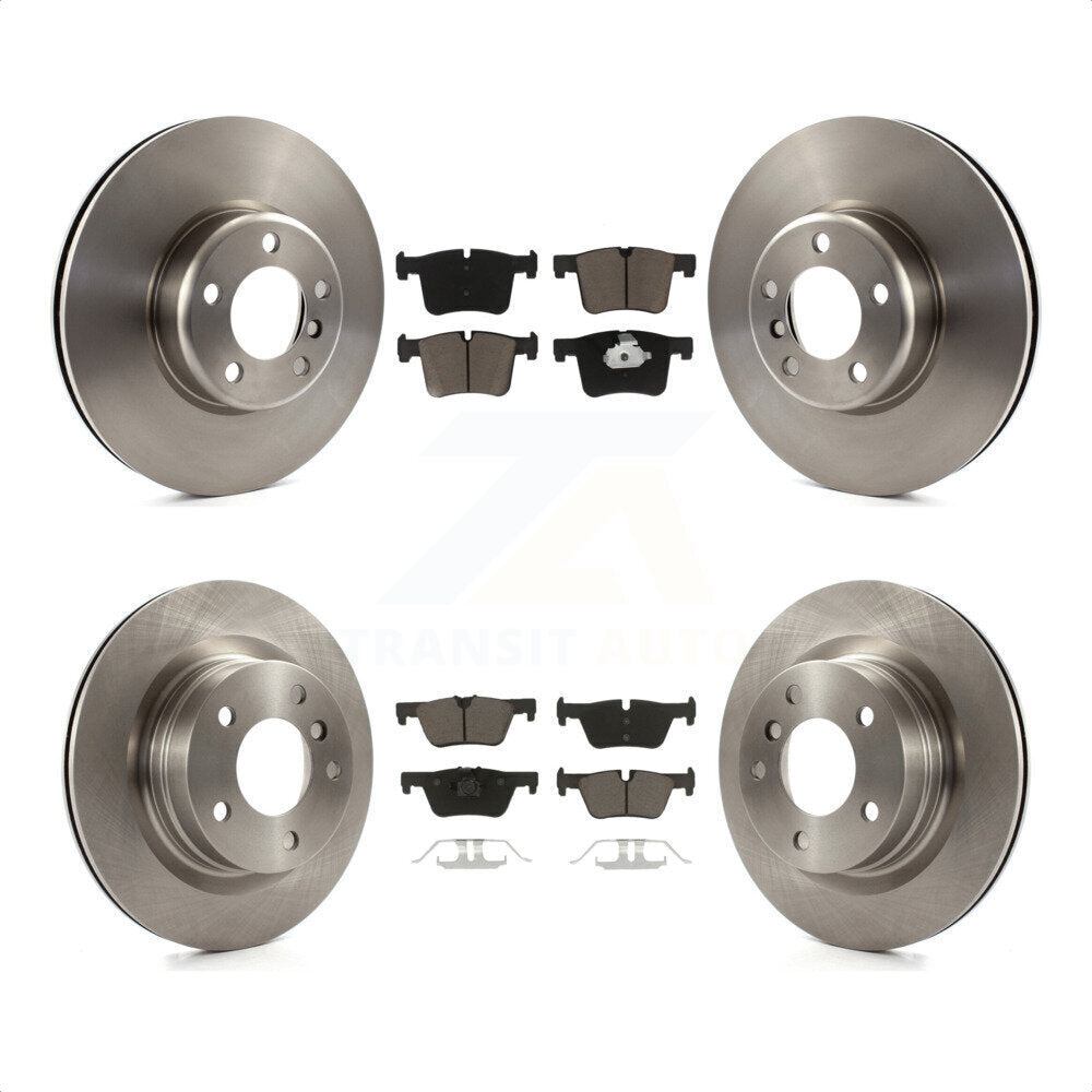 [Avant + Arrière] Kit de Disque et plaquette (céramique) de frein pour 2017 BMW 328d avec 340mm Diameter Rotor K8C-101320 par Transit Auto