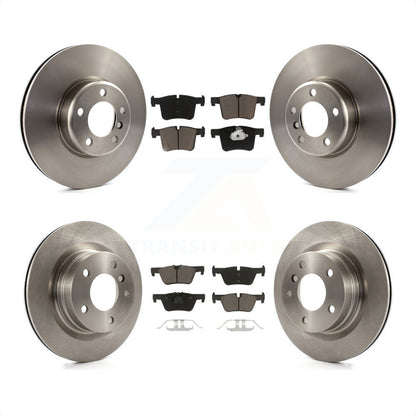 [Avant + Arrière] Kit de Disque et plaquette (céramique) de frein pour 2017 BMW 328d avec 340mm Diameter Rotor K8C-101320 par Transit Auto