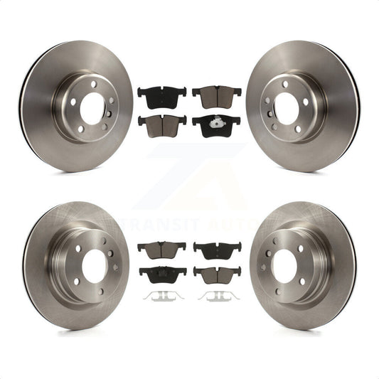[Avant + Arrière] Kit de Disque et plaquette (céramique) de frein pour 2017 BMW 328d avec 340mm Diameter Rotor K8C-101320 par Transit Auto