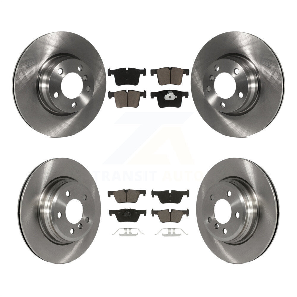 [Avant + Arrière] Kit de Disque et plaquette (céramique) de frein pour BMW 328i xDrive 428i Gran Coupe sans Blue Painted Calipers K8C-101323 par Transit Auto