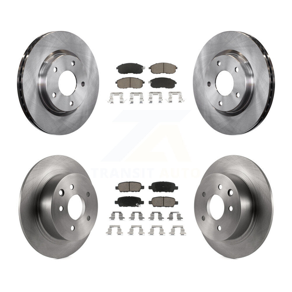 [Avant + Arrière] Kit de Disque et plaquette (céramique) de frein pour Nissan Sentra K8C-101324