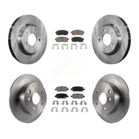 [Avant + Arrière] Kit de Disque et plaquette (céramique) de frein pour Nissan Sentra K8C-101324