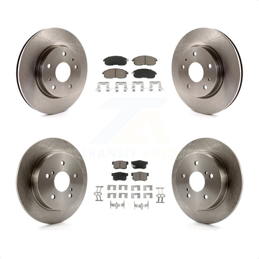 [Avant + Arrière] Kit de Disque et plaquette (céramique) de frein pour Suzuki SX4 Crossover K8C-101326 par Transit Auto