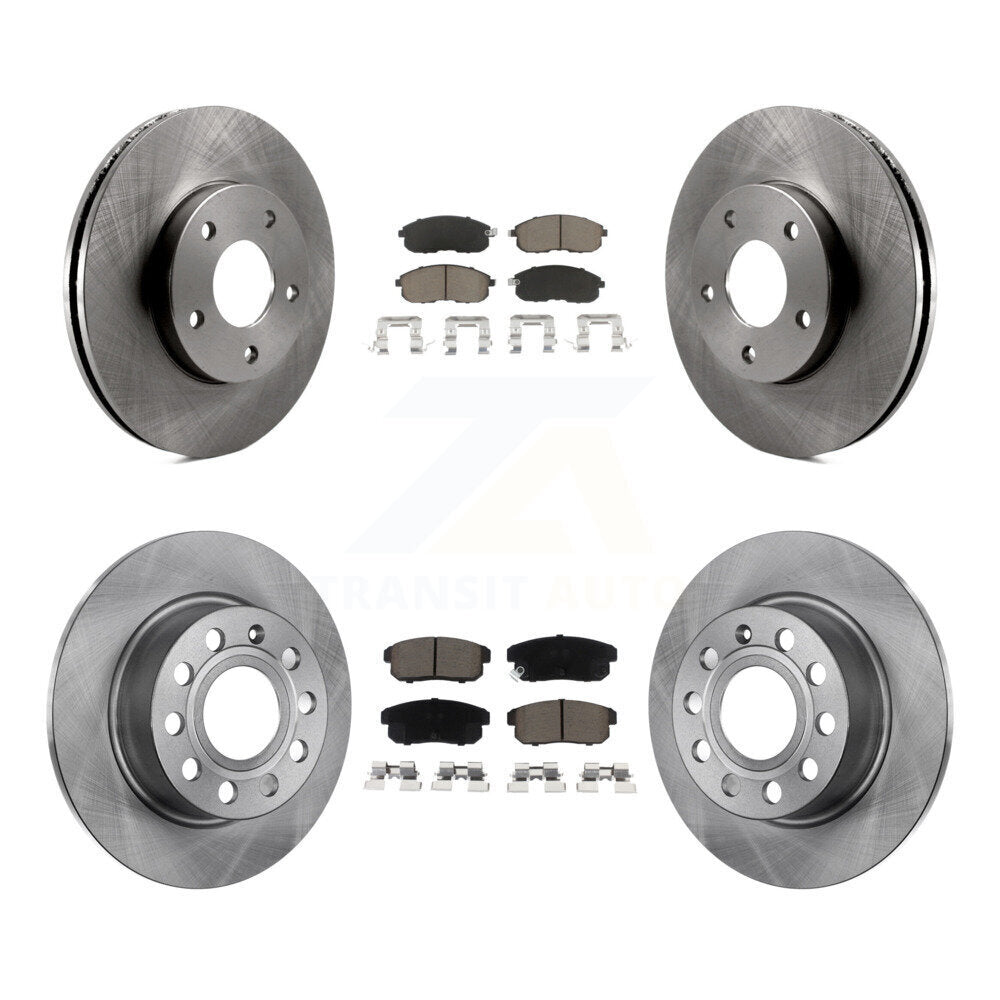 [Avant + Arrière] Kit de Disque et plaquette (céramique) de frein pour Nissan Maxima INFINITI I30 From 10/00 K8C-101327