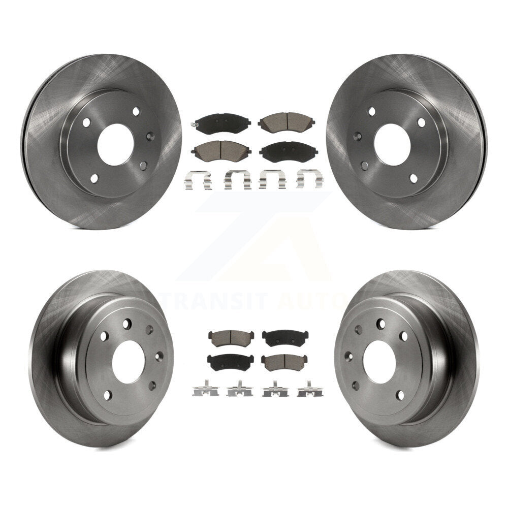 [Avant + Arrière] Kit de Disque et plaquette (céramique) de frein pour Suzuki Forenza Reno Chevrolet Optra K8C-101328