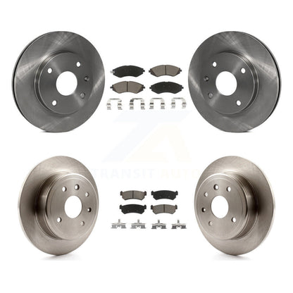 [Avant + Arrière] Kit de Disque et plaquette (céramique) de frein pour 2004-2006 Chevrolet Optra avec 276mm Diameter Rotor K8C-101329