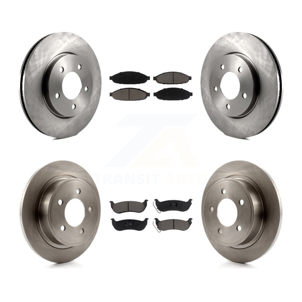 [Avant + Arrière] Kit de Disque et plaquette (céramique) de frein pour 2004-2008 Chrysler Pacifica K8C-101331