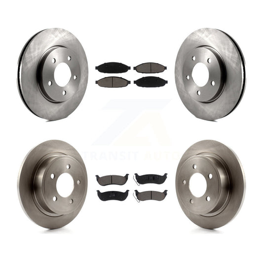 [Avant + Arrière] Kit de Disque et plaquette (céramique) de frein pour 2004-2008 Chrysler Pacifica K8C-101331