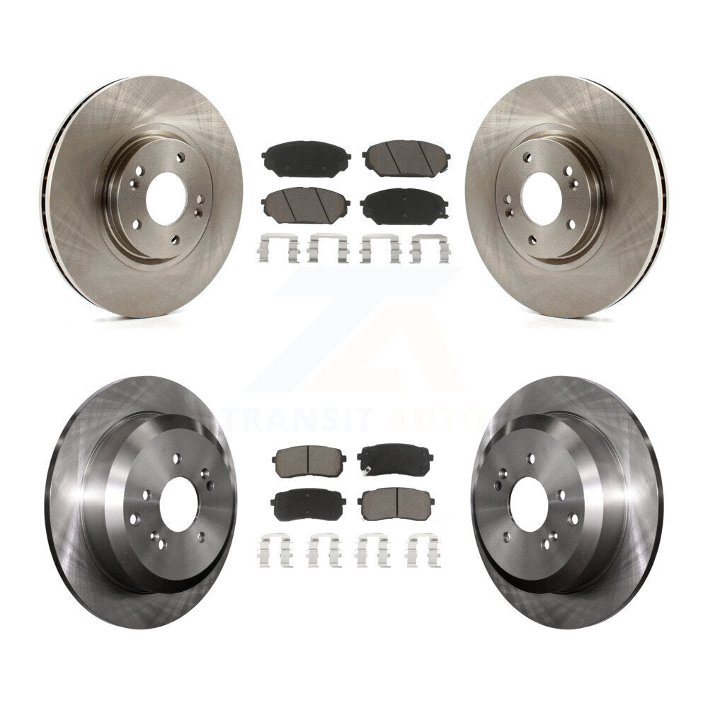 [Avant + Arrière] Kit de Disque et plaquette (céramique) de frein pour 2007-2012 Hyundai Veracruz K8C-101332