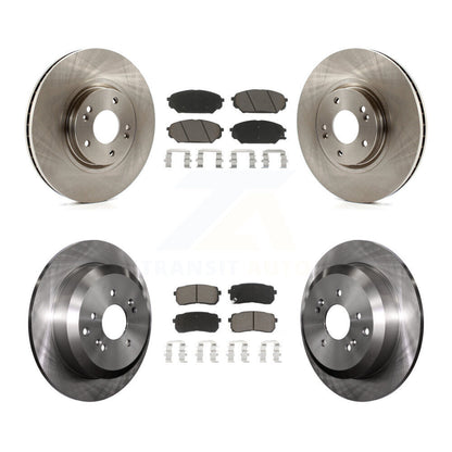 [Avant + Arrière] Kit de Disque et plaquette (céramique) de frein pour 2007-2012 Hyundai Veracruz K8C-101332