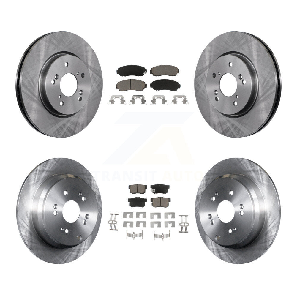 [Avant + Arrière] Kit de Disque et plaquette (céramique) de frein pour Acura RDX K8C-101335