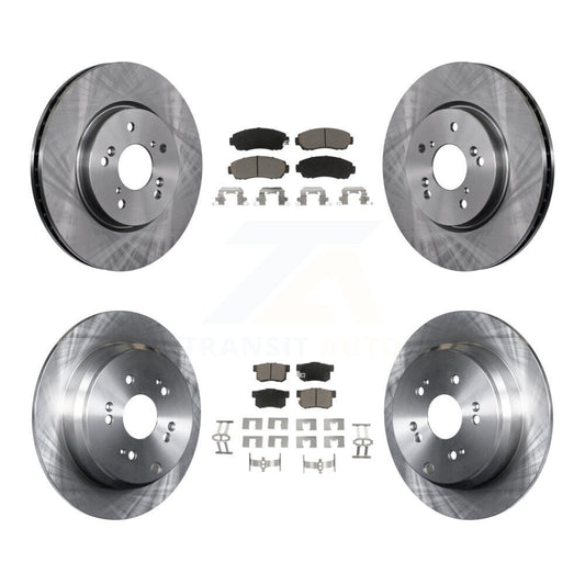 [Avant + Arrière] Kit de Disque et plaquette (céramique) de frein pour Acura RDX K8C-101335