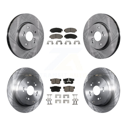 [Avant + Arrière] Kit de Disque et plaquette (céramique) de frein pour Honda CR-V Acura RDX K8C-101336
