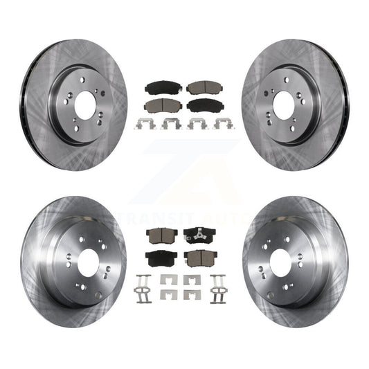 [Avant + Arrière] Kit de Disque et plaquette (céramique) de frein pour Honda CR-V Acura RDX K8C-101336