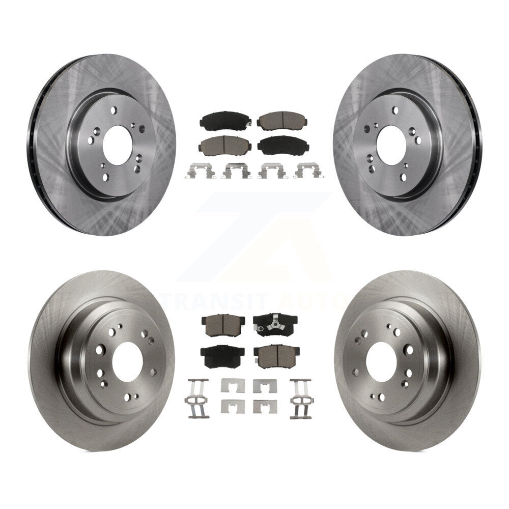 [Avant + Arrière] Kit de Disque et plaquette (céramique) de frein pour Honda Accord Crosstour K8C-101337