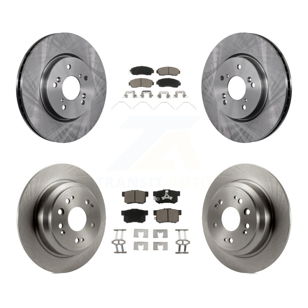 [Avant + Arrière] Kit de Disque et plaquette (céramique) de frein pour Honda Crosstour Accord K8C-101338