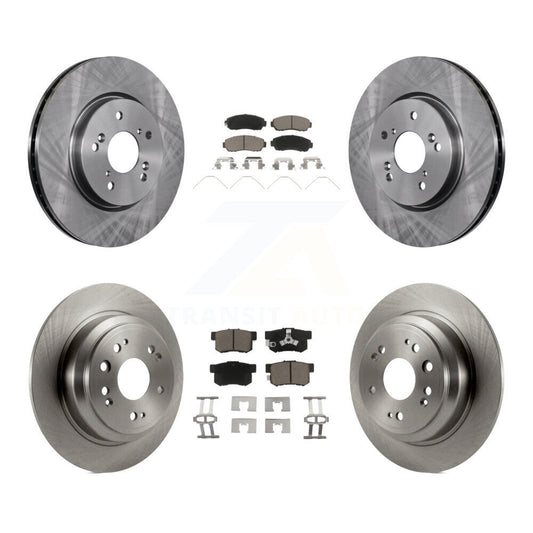[Avant + Arrière] Kit de Disque et plaquette (céramique) de frein pour Honda Crosstour Accord K8C-101338