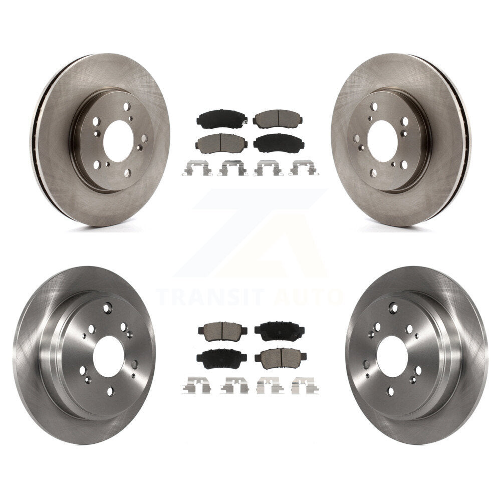 [Avant + Arrière] Kit de Disque et plaquette (céramique) de frein pour 2005-2010 Honda Odyssey K8C-101339