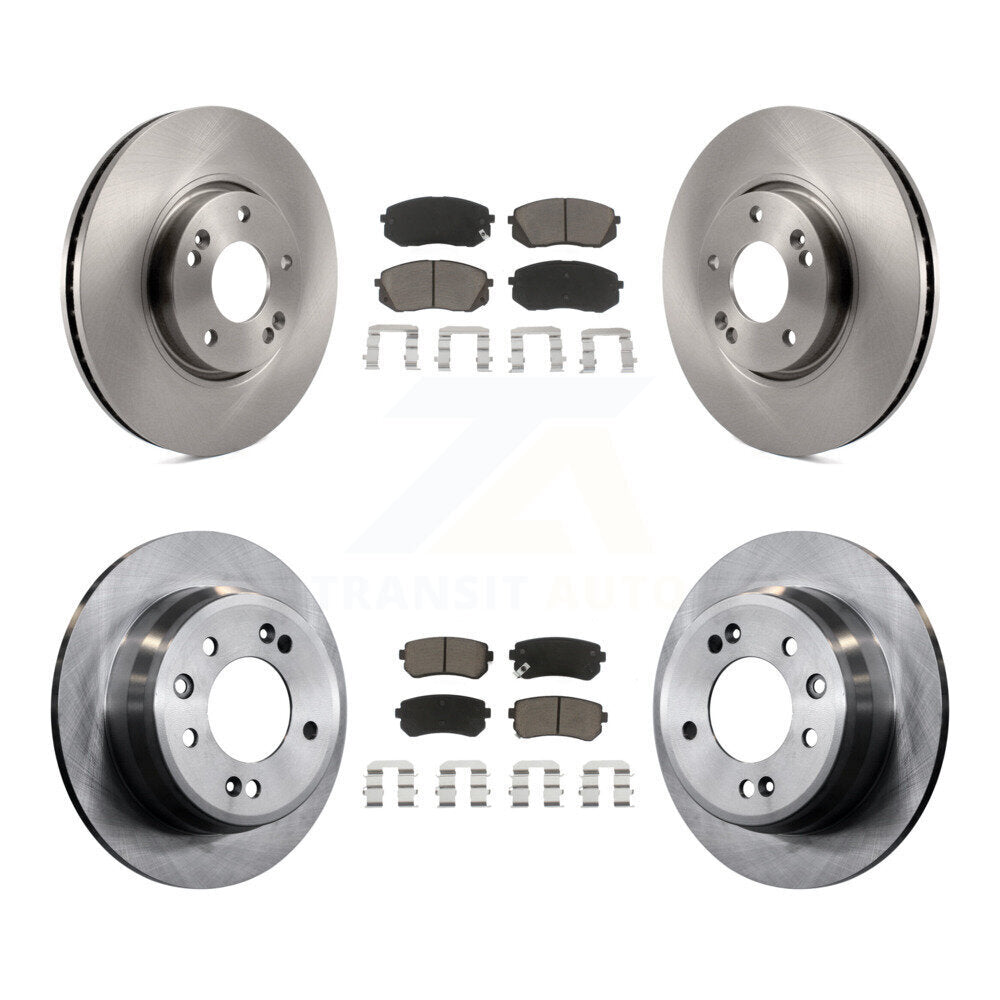 [Avant + Arrière] Kit de Disque et plaquette (céramique) de frein pour Kia Sportage Hyundai Tucson K8C-101341