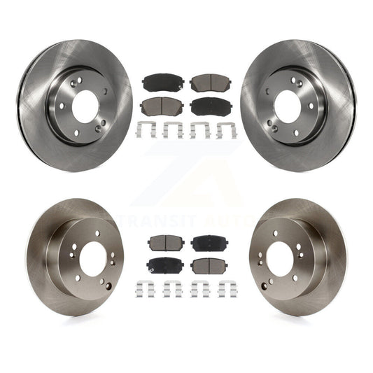 [Avant + Arrière] Kit de Disque et plaquette (céramique) de frein pour 2010-2012 Kia Rondo K8C-101342