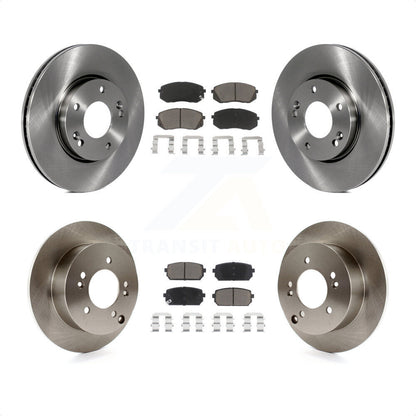 [Avant + Arrière] Kit de Disque et plaquette (céramique) de frein pour 2007-2009 Kia Rondo K8C-101343 par Transit Auto