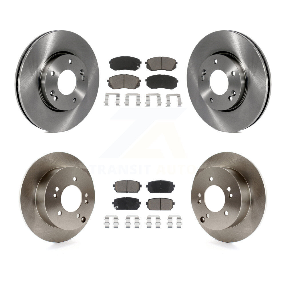 [Avant + Arrière] Kit de Disque et plaquette (céramique) de frein pour 2007-2009 Kia Rondo K8C-101343