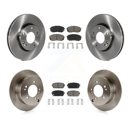 [Avant + Arrière] Kit de Disque et plaquette (céramique) de frein pour 2007-2009 Kia Rondo K8C-101343