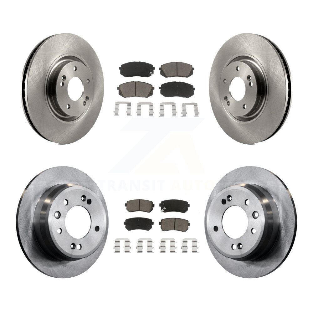 [Avant + Arrière] Kit de Disque et plaquette (céramique) de frein pour 2015 Hyundai Tucson FWD avec FUEL CELL EV (FCEV) engine K8C-101345