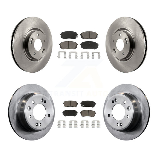 [Avant + Arrière] Kit de Disque et plaquette (céramique) de frein pour 2015 Hyundai Tucson FWD avec FUEL CELL EV (FCEV) engine K8C-101345