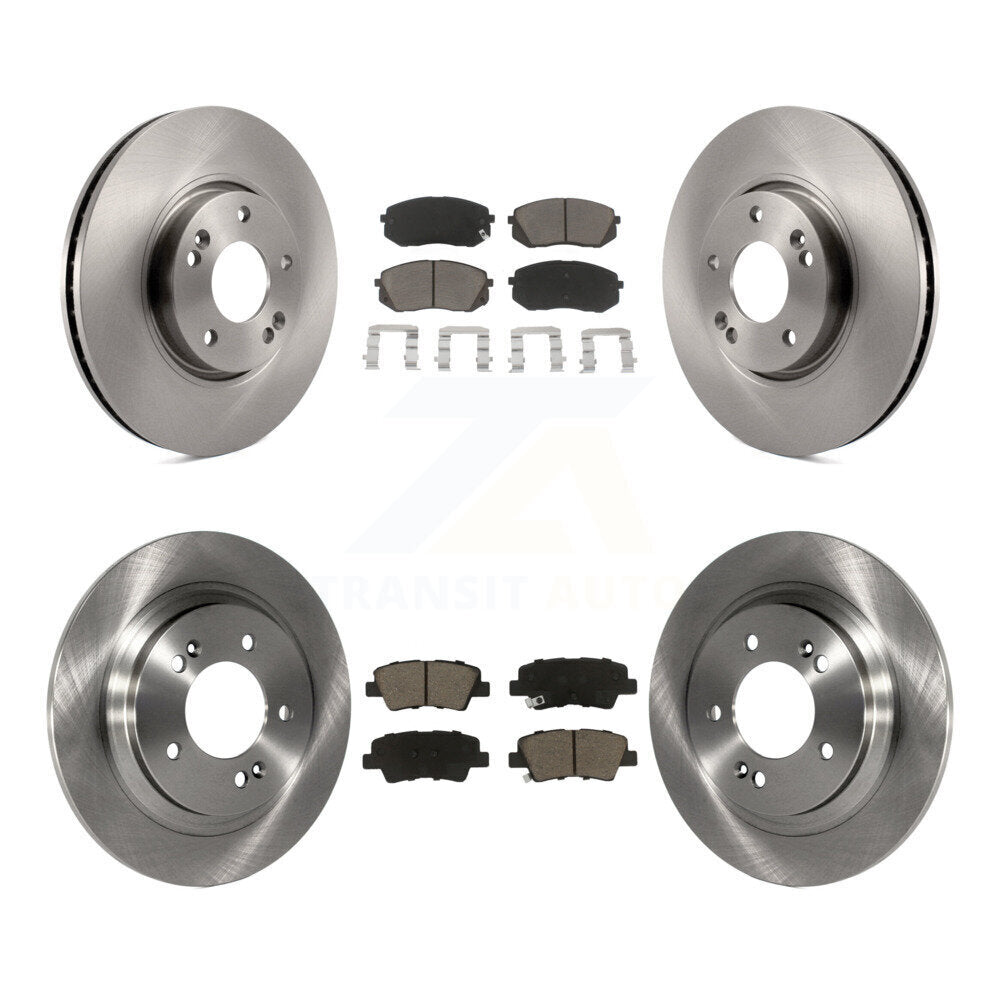 [Avant + Arrière] Kit de Disque et plaquette (céramique) de frein pour 2016 Kia Soul EV From Chassis VIN #160921 K8C-101349