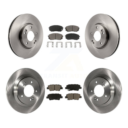 [Avant + Arrière] Kit de Disque et plaquette (céramique) de frein pour 2016 Kia Soul EV From Chassis VIN #160921 K8C-101349