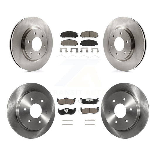 [Avant + Arrière] Kit de Disque et plaquette (céramique) de frein pour Nissan Titan Armada INFINITI QX56 TITAN K8C-101354
