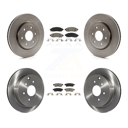 [Avant + Arrière] Kit de Disque et plaquette (céramique) de frein pour Nissan Frontier Xterra Suzuki Equator K8C-101356