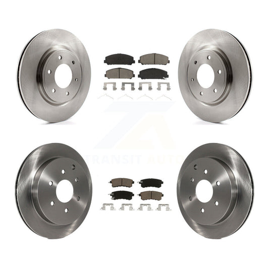 [Avant + Arrière] Kit de Disque et plaquette (céramique) de frein pour INFINITI Nissan Armada QX80 QX56 K8C-101357