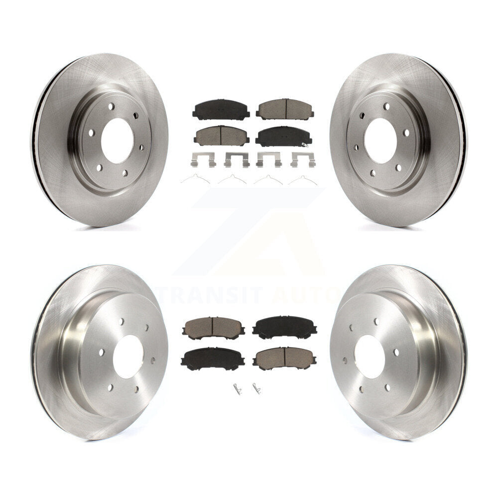 [Avant + Arrière] Kit de Disque et plaquette (céramique) de frein pour 2017-2023 Nissan TITAN K8C-101358