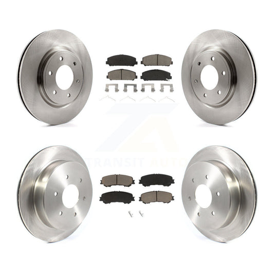 [Avant + Arrière] Kit de Disque et plaquette (céramique) de frein pour 2017-2023 Nissan TITAN K8C-101358