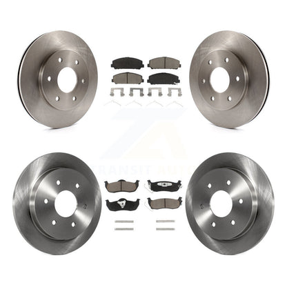 [Avant + Arrière] Kit de Disque et plaquette (céramique) de frein pour 2007 INFINITI QX56 avec 320mm Diameter Rotor To 03 07 K8C-101359