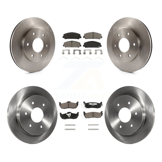 [Avant + Arrière] Kit de Disque et plaquette (céramique) de frein pour 2007 INFINITI QX56 avec 320mm Diameter Rotor To 03 07 K8C-101359