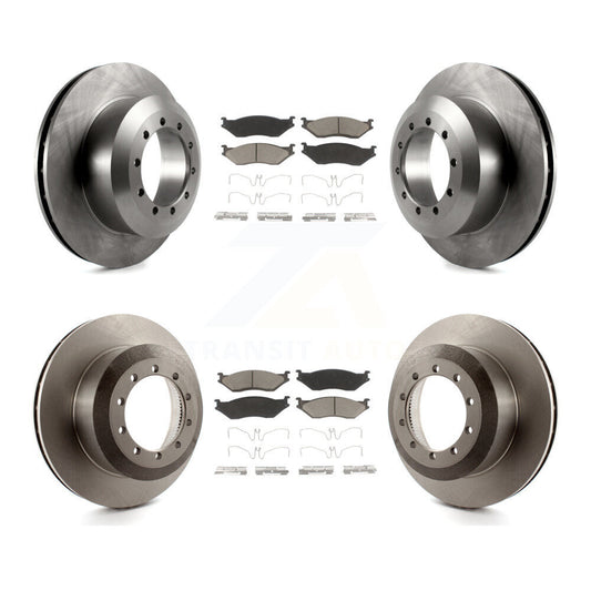 [Avant + Arrière] Kit de Disque et plaquette (céramique) de frein pour Ford F-59 Commercial Stripped Chassis F-53 Motorhome K8C-101360