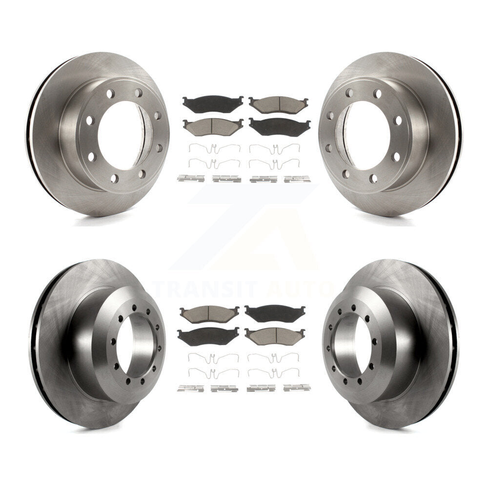 [Avant + Arrière] Kit de Disque et plaquette (céramique) de frein pour Ford F-450 Super Duty F-550 K8C-101361