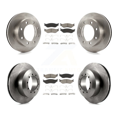 [Avant + Arrière] Kit de Disque et plaquette (céramique) de frein pour Ford F-450 Super Duty F-550 K8C-101361