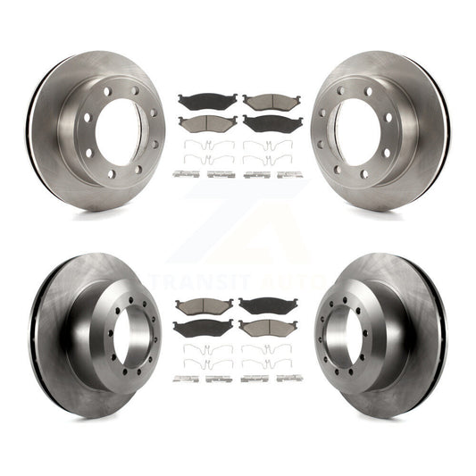 [Avant + Arrière] Kit de Disque et plaquette (céramique) de frein pour Ford F-450 Super Duty F-550 K8C-101361