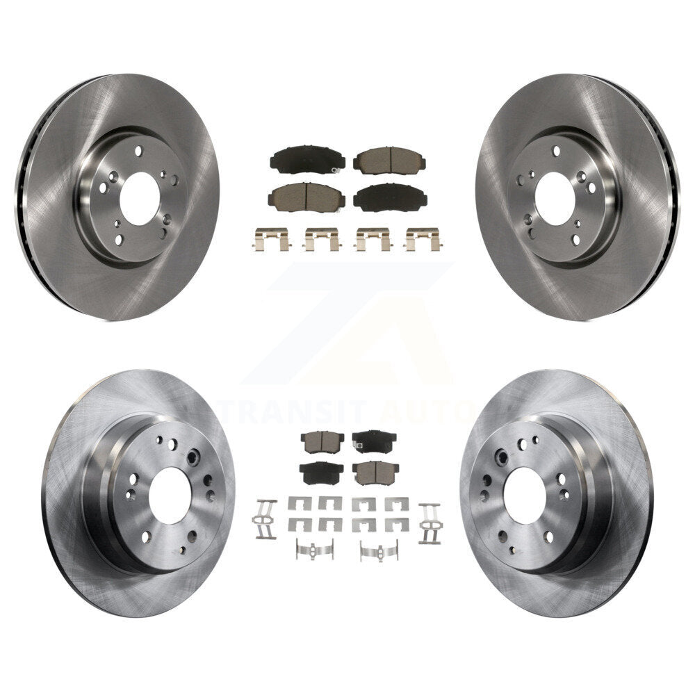 [Avant + Arrière] Kit de Disque et plaquette (céramique) de frein pour 2004-2005 Acura TL Automatic transmission K8C-101366