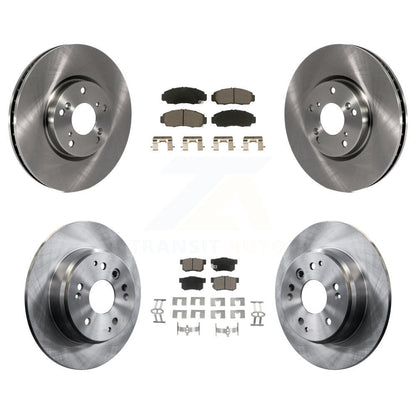 [Avant + Arrière] Kit de Disque et plaquette (céramique) de frein pour 2004-2005 Acura TL Automatic transmission K8C-101366