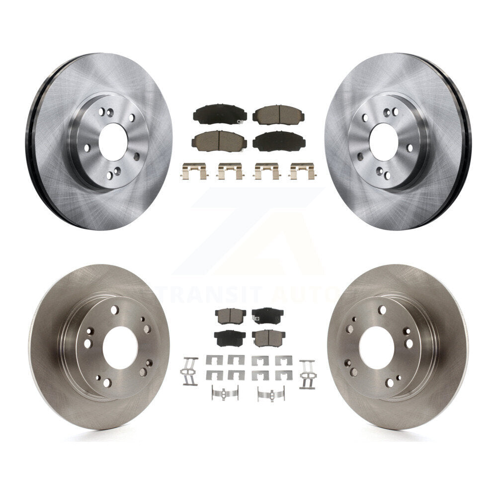 [Avant + Arrière] Kit de Disque et plaquette (céramique) de frein pour Honda Accord Acura TSX K8C-101369
