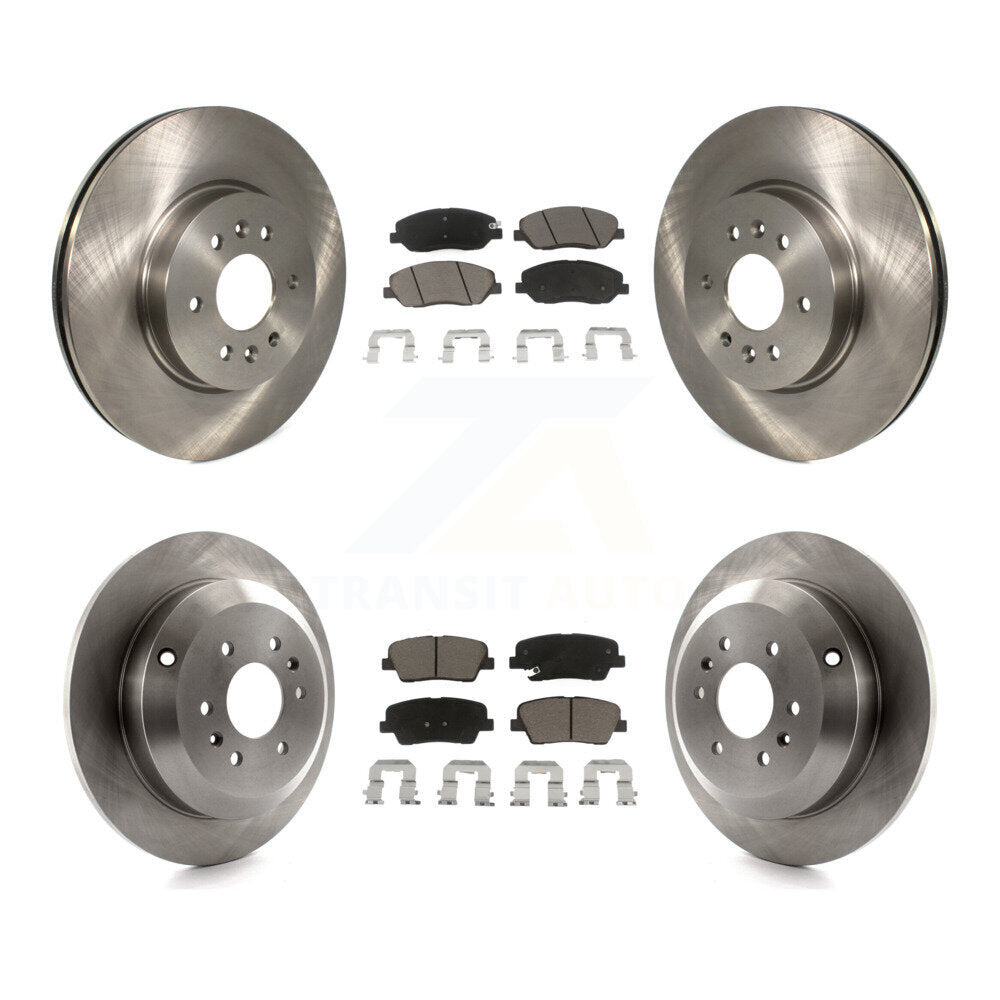 [Avant + Arrière] Kit de Disque et plaquette (céramique) de frein pour 2009-2011 Kia Borrego K8C-101377